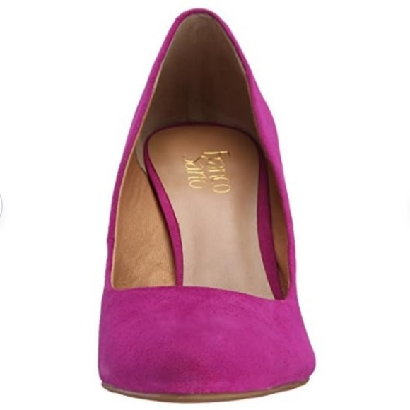 Franco Sarto Calix Cork Wedge Pump Sz: 7 - Fushia - Picture 5 of 16